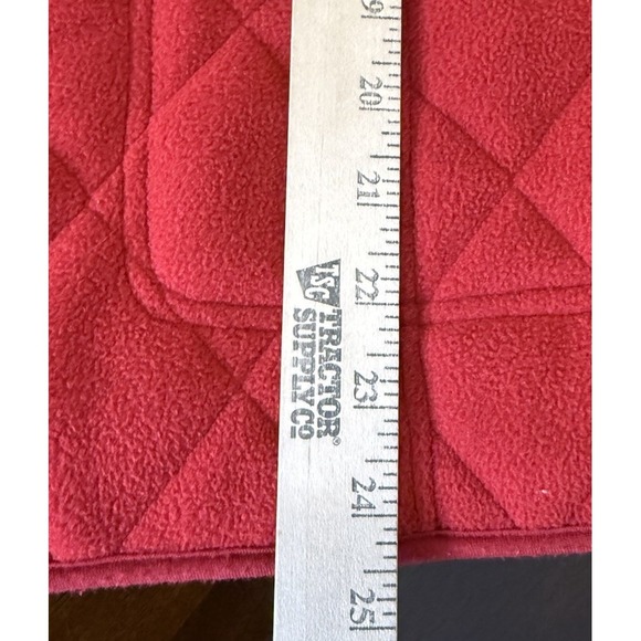 Charter Club Womens XL Red Quilted Jacket Coat Full Zip Pockets Preppy Going Out - Picture 7 of 7